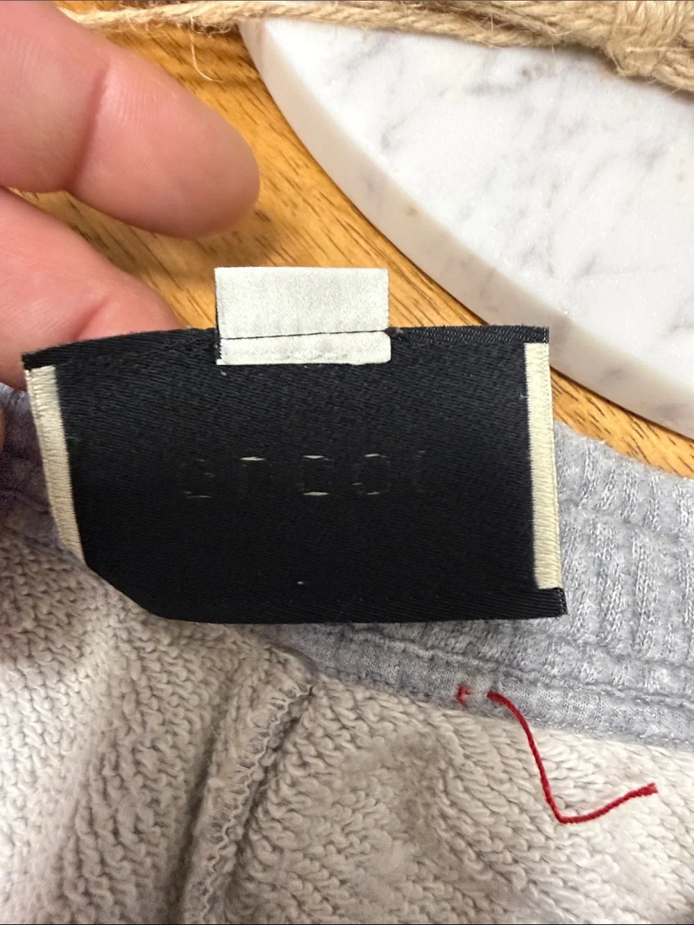Gucci Men's Track Pants with Stripe Detail and Tiger Patch